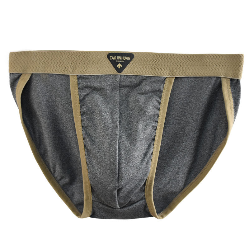 Muške gaćice s žakard uz visokim krojem, prozračne, antibakterijske, retro stil