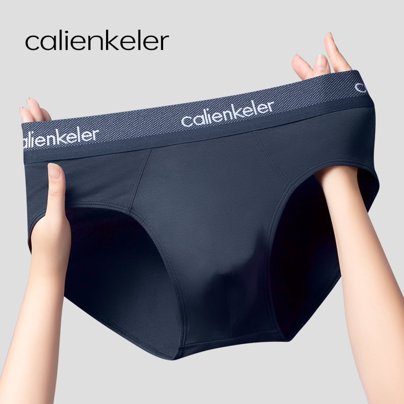 CalienKeler Muške gaćice od pamuka, širokog kroja, prozračne, antibakterijske, 2025
