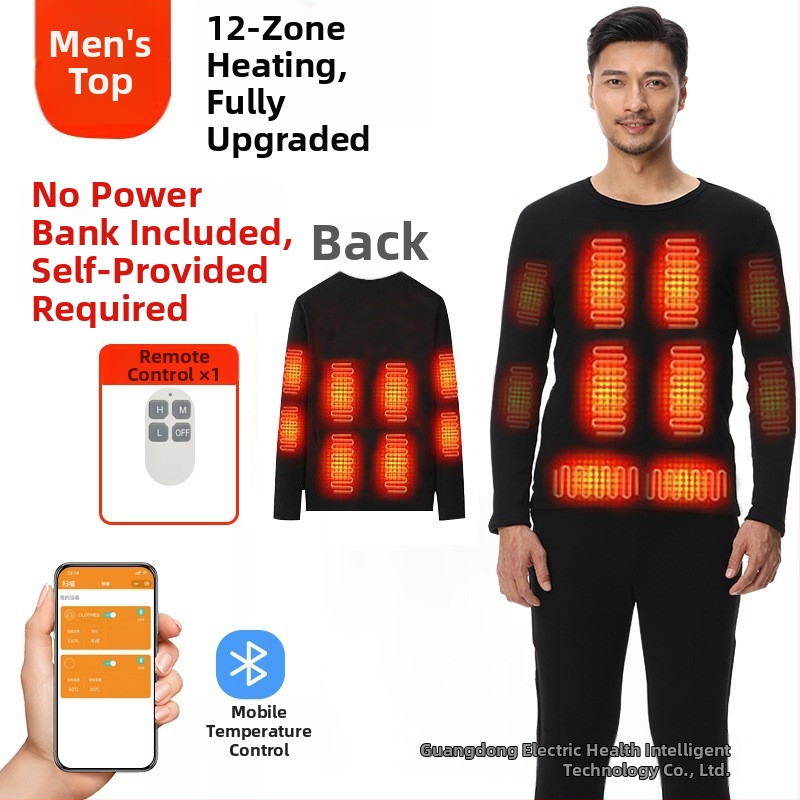 Celotelové oblečenie s 24 zónami, USB napájanie, unisex