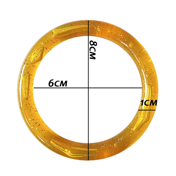 Gimnastikos juostos apyrankė iš akrilo, dviejų sluoksnių juosta, modelis 20062