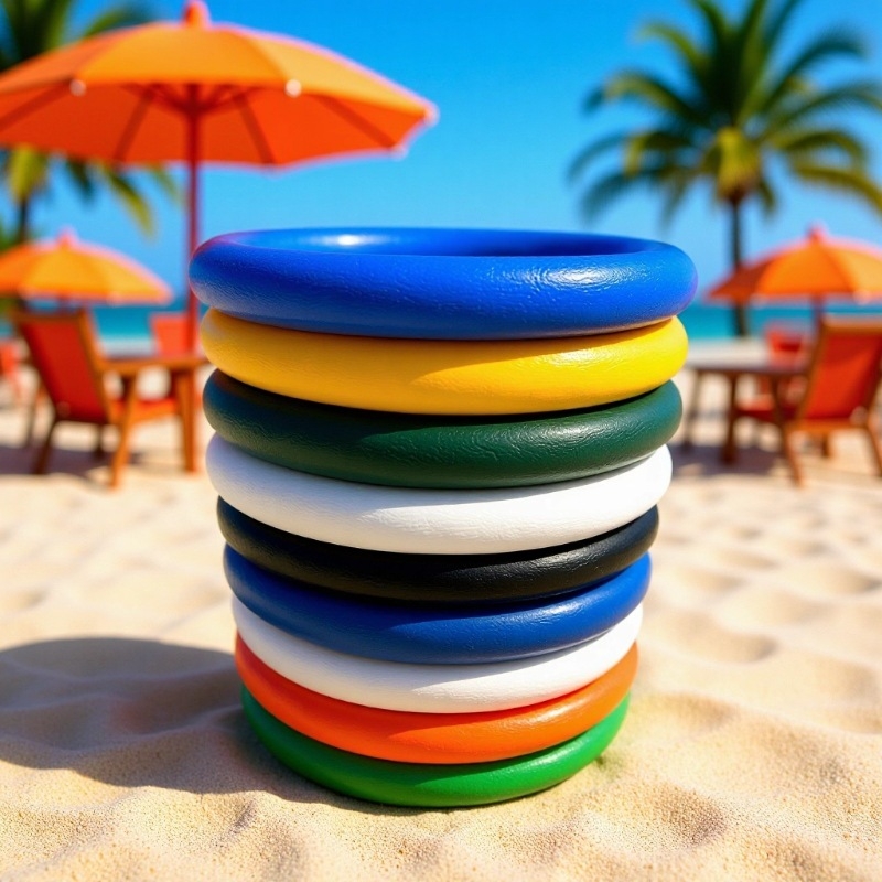 Gyermekeknek szóló függő gimnasztikai gyűrű, PE anyagból, sport modell, alkalmas gimnasztikára és edzésre