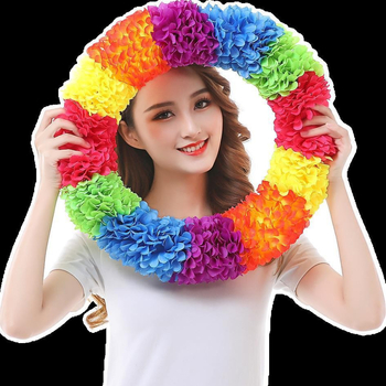 Ръчно държана гирлянда за спортно откриване и танцово представление в детска градина – телена гирлянда