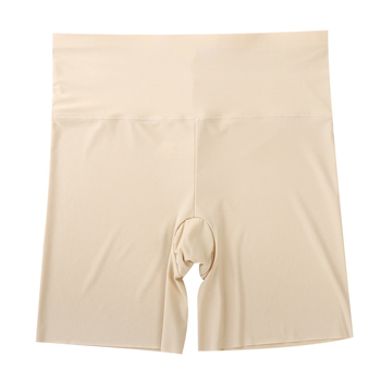 Moteriški saugios kelnaitės iš Ice Silk audinio, aukštas liemuo, kvėpuojančios, nepralaidžios šviesai, 95% nailonas su medvilnine įdėkle kirkšnies srityje