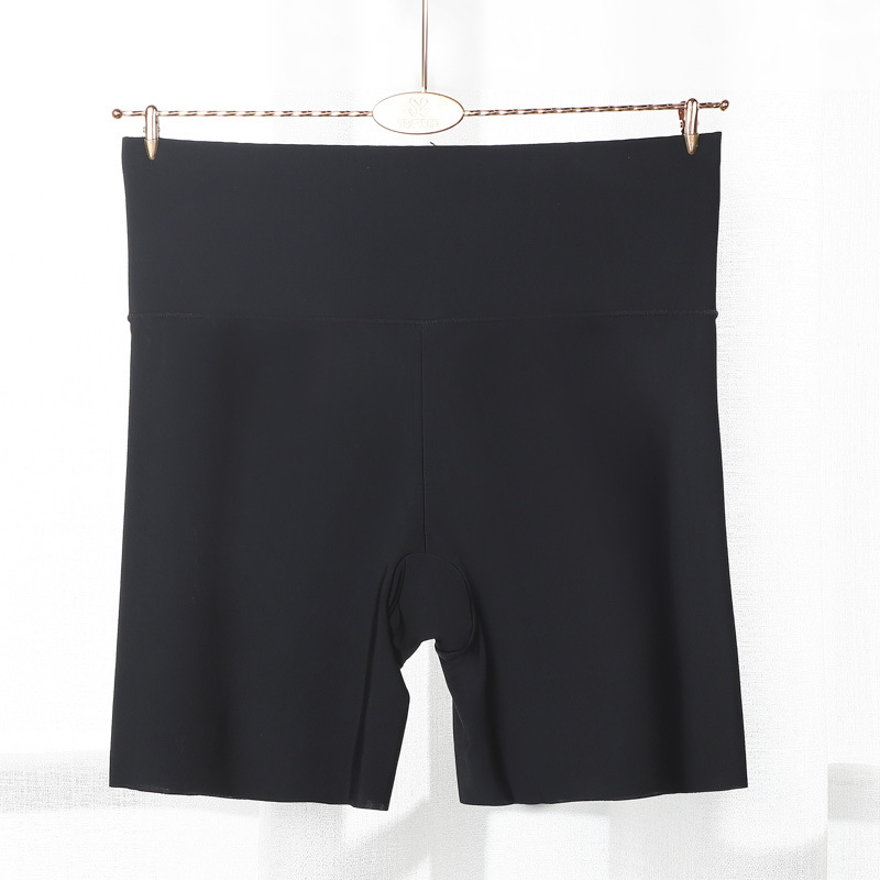 Moteriški saugios kelnaitės iš Ice Silk audinio, aukštas liemuo, kvėpuojančios, nepralaidžios šviesai, 95% nailonas su medvilnine įdėkle kirkšnies srityje