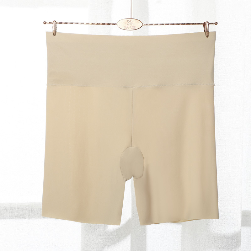 Moteriški saugios kelnaitės iš Ice Silk audinio, aukštas liemuo, kvėpuojančios, nepralaidžios šviesai, 95% nailonas su medvilnine įdėkle kirkšnies srityje