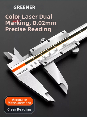 Greener vernier tolómérő digitális kijelzővel, nagy pontosságú, ipari kivitel, háztartási használatra