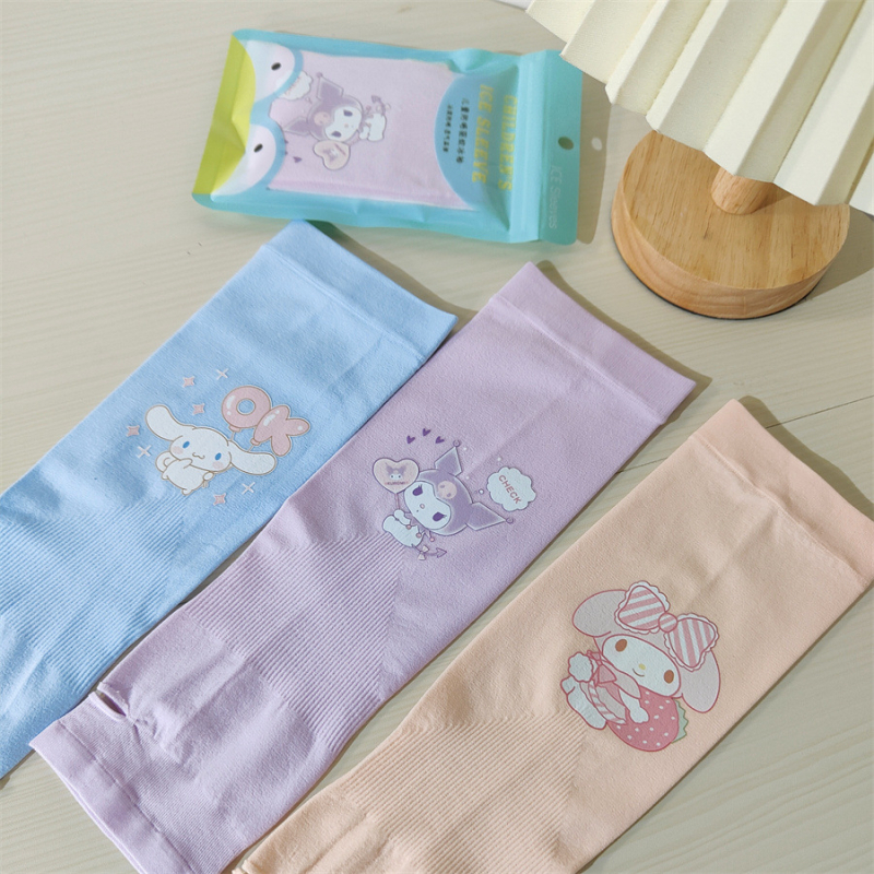 Dječje UV zaštitne rukave – od najlona, ice-silk tekstura, prozračne, sladak stil