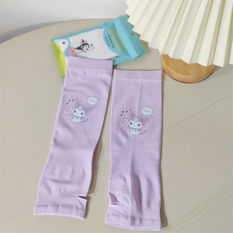 Dječje UV zaštitne rukave – od najlona, ice-silk tekstura, prozračne, sladak stil