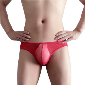 Muške seksi prozirne mrežaste gaćice, niski struk, jednobojne