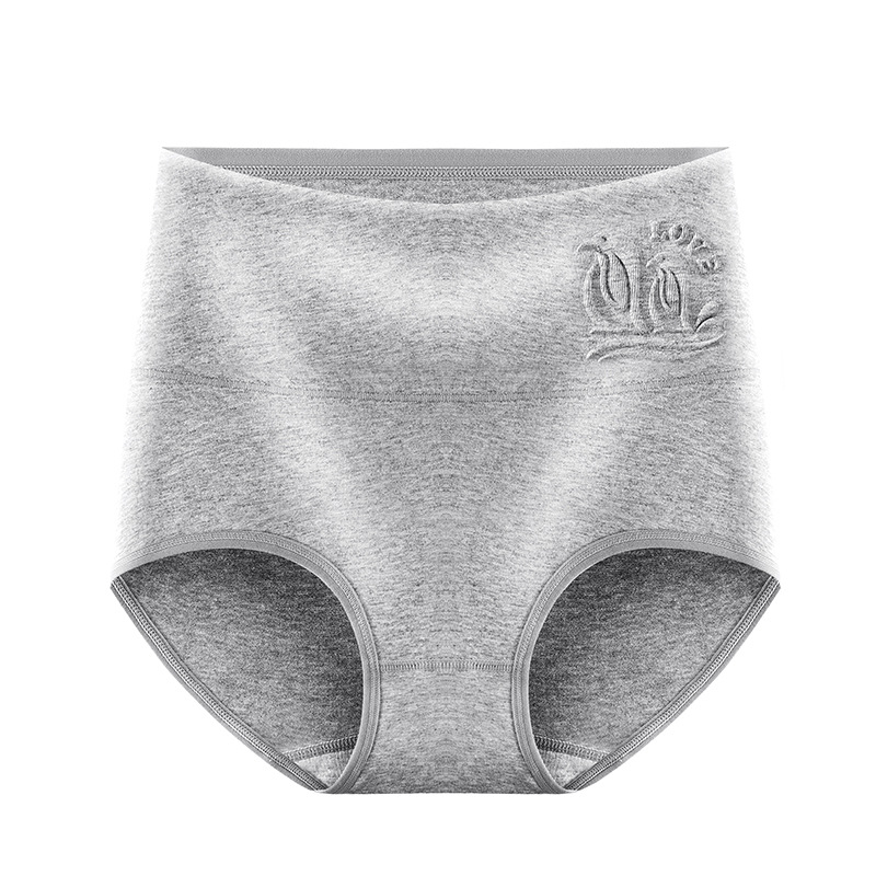 Moteriškos medvilninės apatininės kelnaitės, antibakterinės ir kvėpuojančios, vidutinės talijos, vienspalvis raštas, pagrindinis audinys 95% medvilnė, tarpkojo pamušalas 100% medvilnė