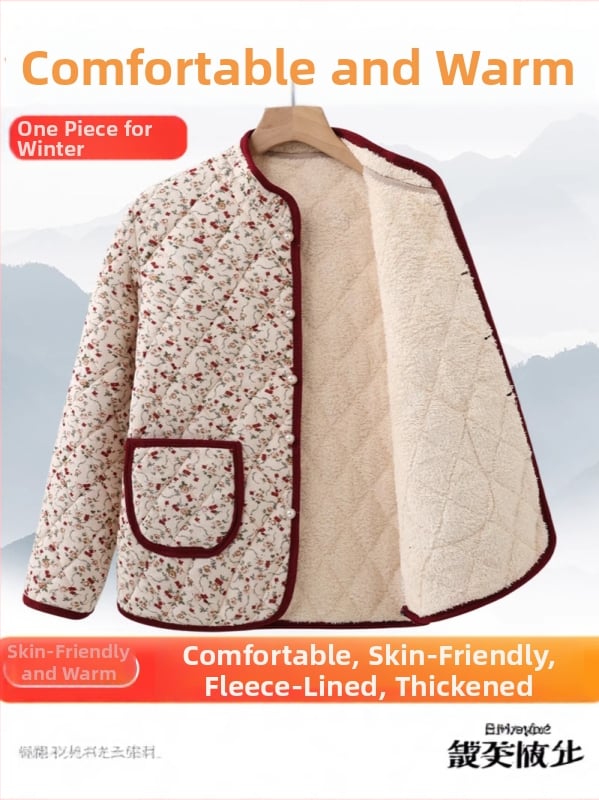 Ženski zimski kaput od pamuka s V ovratnikom, uski struk, debelo punjenje, standardna duljina