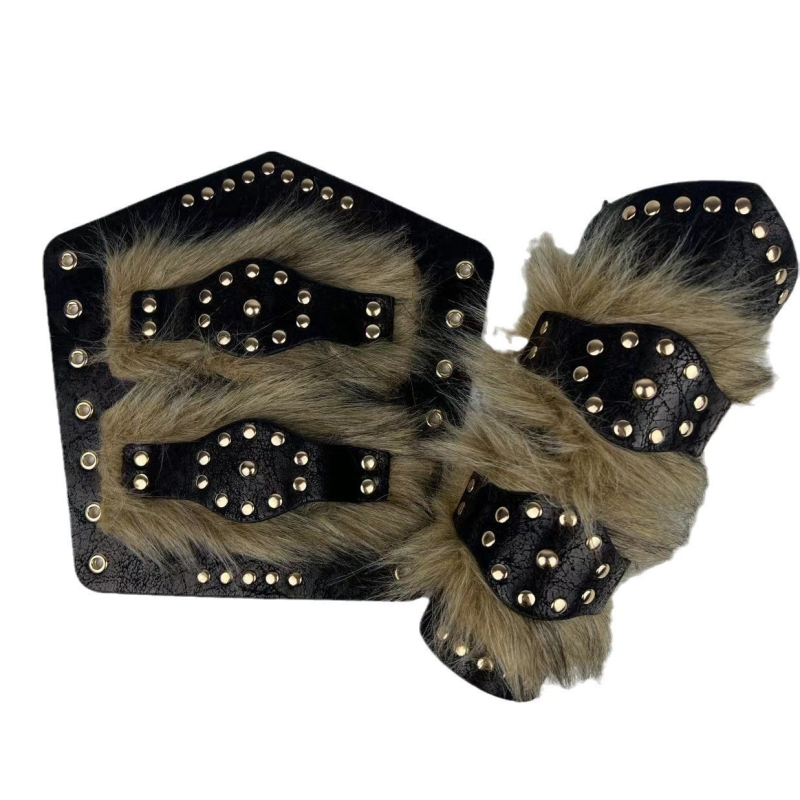 Μεσαιωνικός βραχίωνας με ρεβίτ για cosplay και σκηνικές ερμηνείες ιππότης, PU υλικό, βάρος 0,2 kg, για ενήλικες, κυκλοφόρησε το καλοκαίρι του 2024