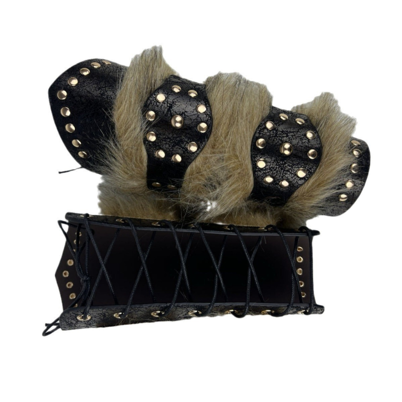 Μεσαιωνικός βραχίωνας με ρεβίτ για cosplay και σκηνικές ερμηνείες ιππότης, PU υλικό, βάρος 0,2 kg, για ενήλικες, κυκλοφόρησε το καλοκαίρι του 2024