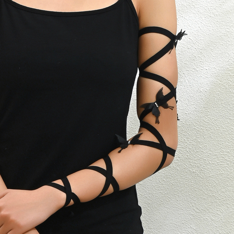 Κοσπλέι ελαστικό βραχιόλι με σταυρωτές λουρίδες και φιόγκο - μοντέλο P0332, για ενήλικες