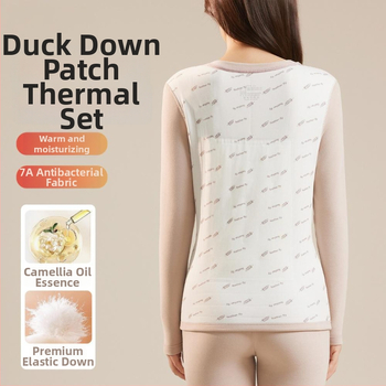 Moteriški terminio pagrindinio sluoksnio komplektas: viršus ir kelnes su flisu, pagrindinis audinys poliesteris, pamušalas elastanas, 181–200 g/m², išlaiko šilumą