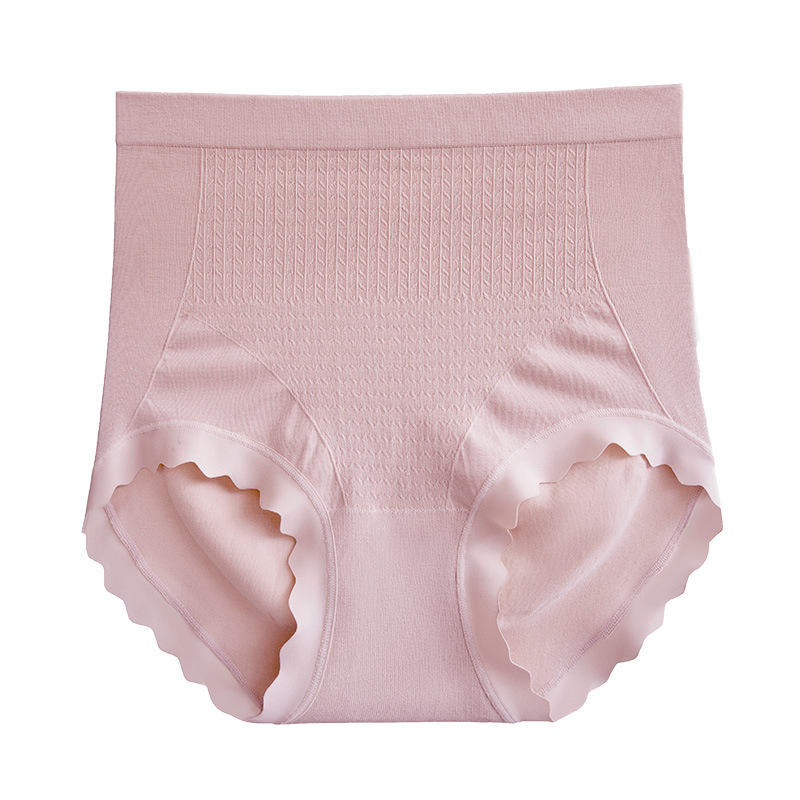 Be siūlių moterų kelnaitės su aukštu juosmeniu, kvėpuojanti pilvo kontrolė, antibakterinė mulberry šilko įdėklas, 3D sėdmenų pakėlimas