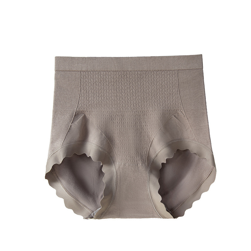Be siūlių moterų kelnaitės su aukštu juosmeniu, kvėpuojanti pilvo kontrolė, antibakterinė mulberry šilko įdėklas, 3D sėdmenų pakėlimas