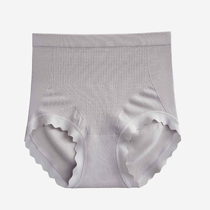 Be siūlių moterų kelnaitės su aukštu juosmeniu, kvėpuojanti pilvo kontrolė, antibakterinė mulberry šilko įdėklas, 3D sėdmenų pakėlimas