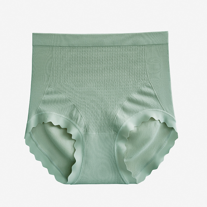 Be siūlių moterų kelnaitės su aukštu juosmeniu, kvėpuojanti pilvo kontrolė, antibakterinė mulberry šilko įdėklas, 3D sėdmenų pakėlimas