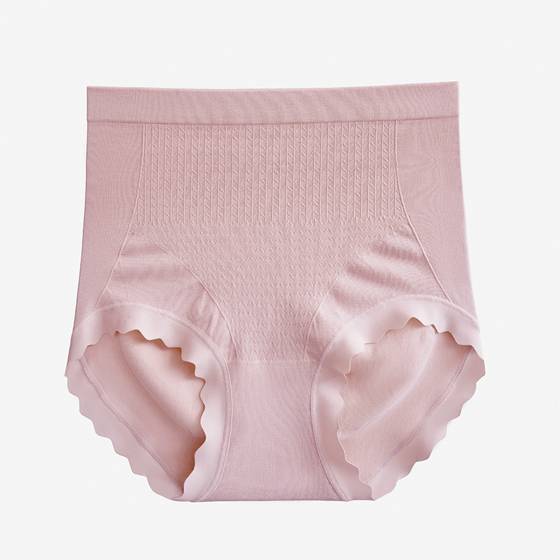 Be siūlių moterų kelnaitės su aukštu juosmeniu, kvėpuojanti pilvo kontrolė, antibakterinė mulberry šilko įdėklas, 3D sėdmenų pakėlimas