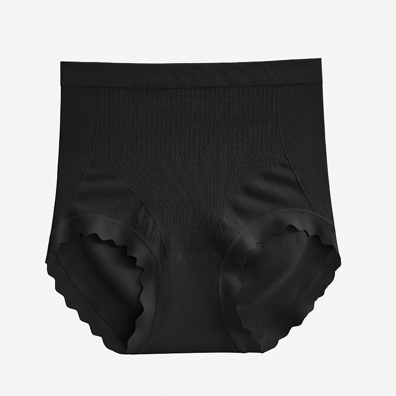 Be siūlių moterų kelnaitės su aukštu juosmeniu, kvėpuojanti pilvo kontrolė, antibakterinė mulberry šilko įdėklas, 3D sėdmenų pakėlimas