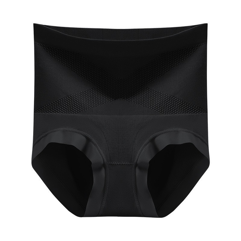 Moteriškos formuojančios kelnaitės su aukštu liemeniu, be matomų linijų, sėdmenų pakėlimas, pilvo kontrolė, medvilnės įdėklas