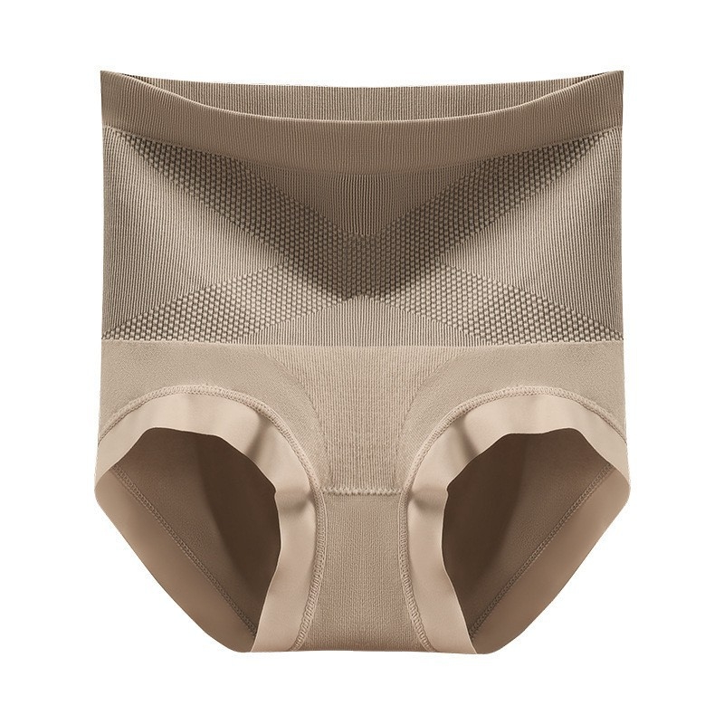 Moteriškos formuojančios kelnaitės su aukštu liemeniu, be matomų linijų, sėdmenų pakėlimas, pilvo kontrolė, medvilnės įdėklas