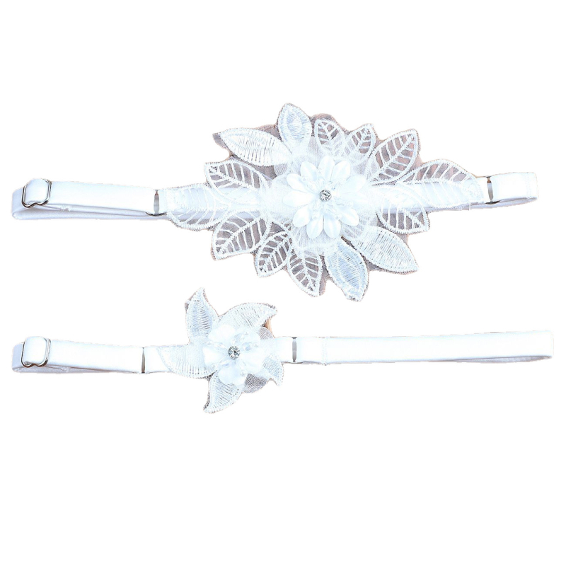 Σετ δύο τεμαχίων για γάμο: βραχιόλι αστραγάλου για νύφες – sexy εσωρούχων αξεσουάρ, σε απόθεμα, καλοκαίρι 2025