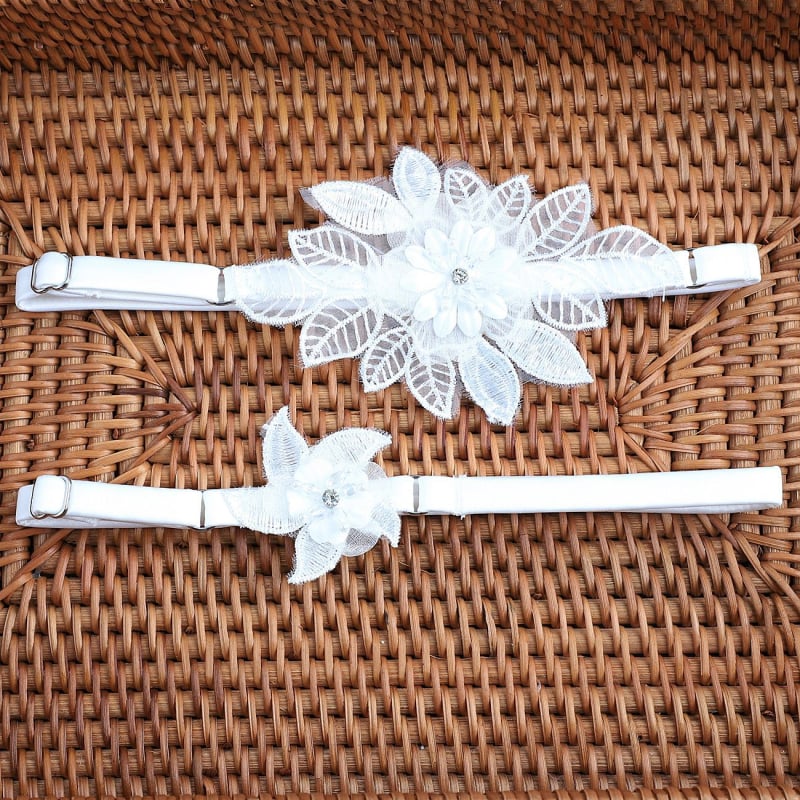 Σετ δύο τεμαχίων για γάμο: βραχιόλι αστραγάλου για νύφες – sexy εσωρούχων αξεσουάρ, σε απόθεμα, καλοκαίρι 2025