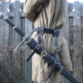 Σετ Ξιφών PU Δέρμα για Ενήλικες — Αξεσουάρ Σκηνικού Κοστουμιού Ευρωπαϊκού Μεσαιωνικού-Αναγεννησιακού Στυλ, Έκδοση Χειμώνας 2022