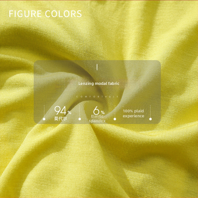 Figure Colors Modal muške gaćice – prozračne pletene s niskim strukom, jedne boje, 94% Modal