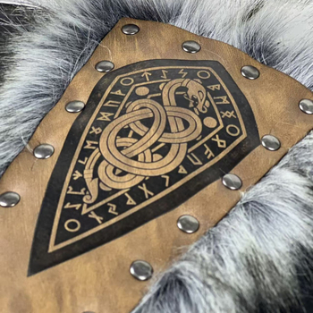Ρυθμιζόμενα προστατευτικά καρπού για ιπποτικό κοστούμι – PU δέρμα με τεχνητή γούνα, Μεσαιωνικό ευρωπαϊκό cosplay, 150 g
