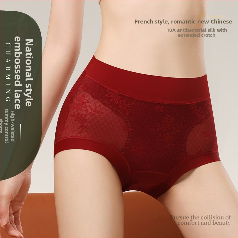 Moteriškos kelnaitės Žirgo metų, medvilninės antibakterinės, vidurio juosmens, medvilninė įdaila