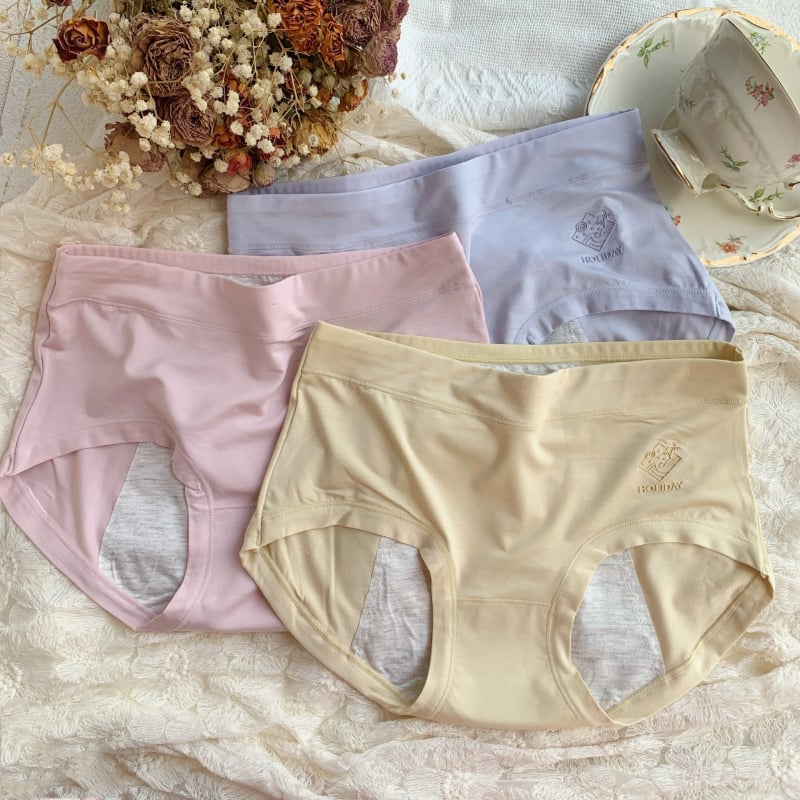 Apatiniai menstruacijoms iš modalinio audinio, vidutinio liemens, nepraleidžiantys skysčių