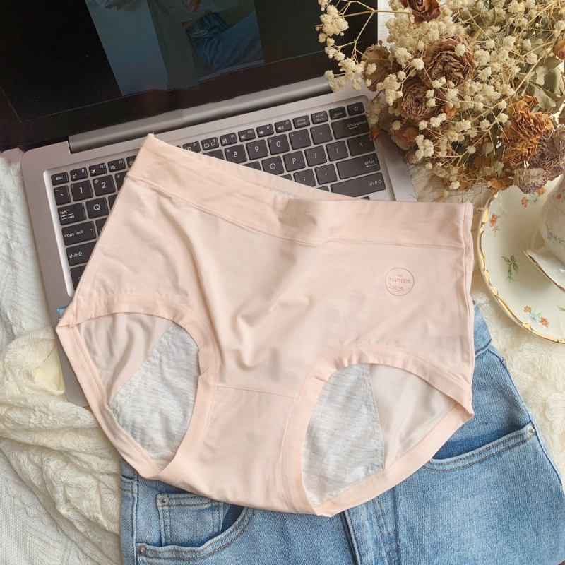 Apatiniai menstruacijoms iš modalinio audinio, vidutinio liemens, nepraleidžiantys skysčių