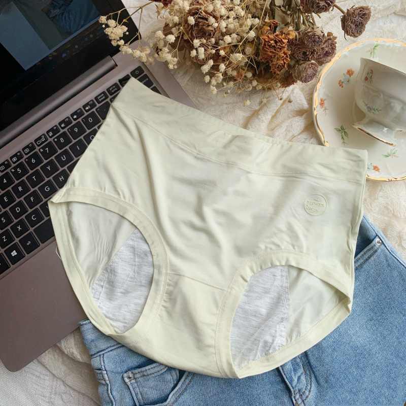 Apatiniai menstruacijoms iš modalinio audinio, vidutinio liemens, nepraleidžiantys skysčių