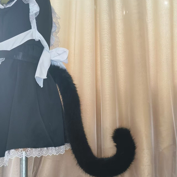 Ουρά cosplay αλεπούς – βελούδινη ουρά και αξεσουάρ για στολή οικονόμου, εξατομικευμένη ουρά, μάρκα Yihong, σε απόθεμα, ενήλικες, φθινοπωρο 2025