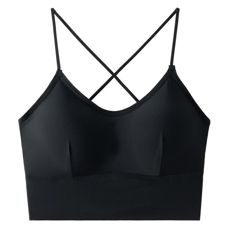 Ljetni Ice Silk bandeau top s punjenjem, tankim naramenicama i izrezanim leđima