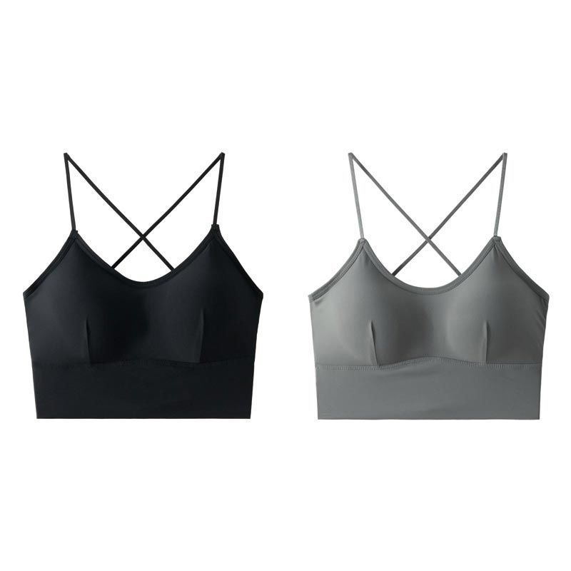Ljetni Ice Silk bandeau top s punjenjem, tankim naramenicama i izrezanim leđima