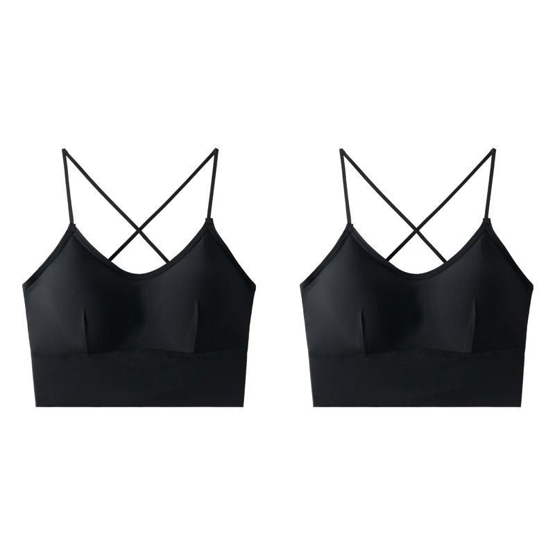Ljetni Ice Silk bandeau top s punjenjem, tankim naramenicama i izrezanim leđima