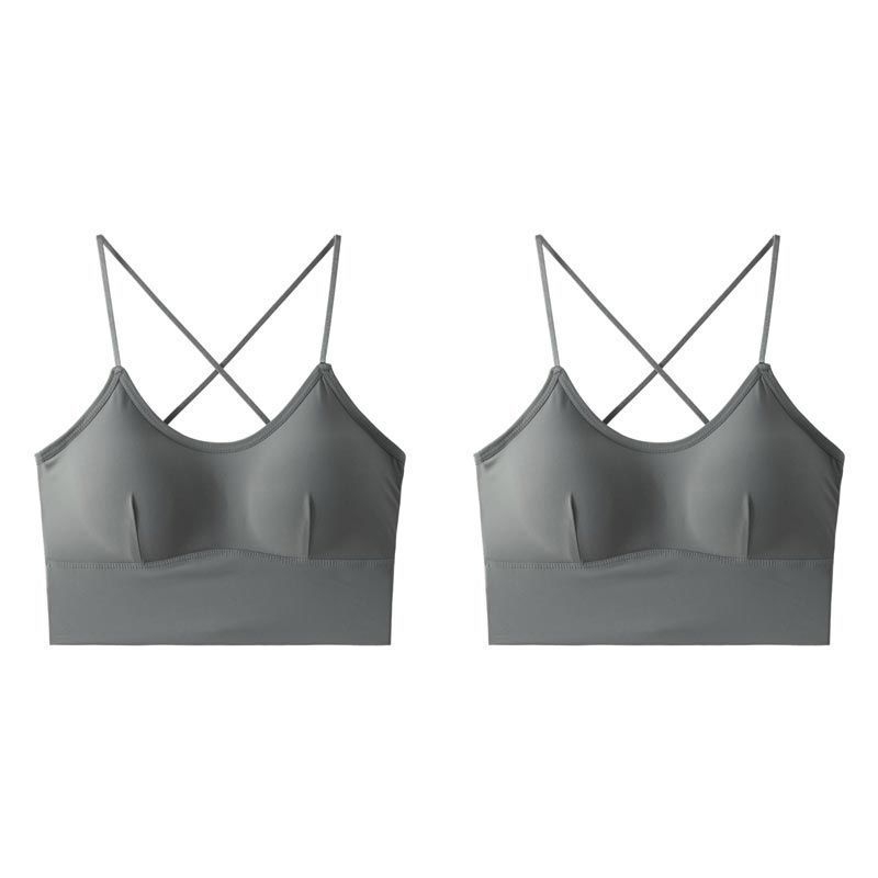 Ljetni Ice Silk bandeau top s punjenjem, tankim naramenicama i izrezanim leđima