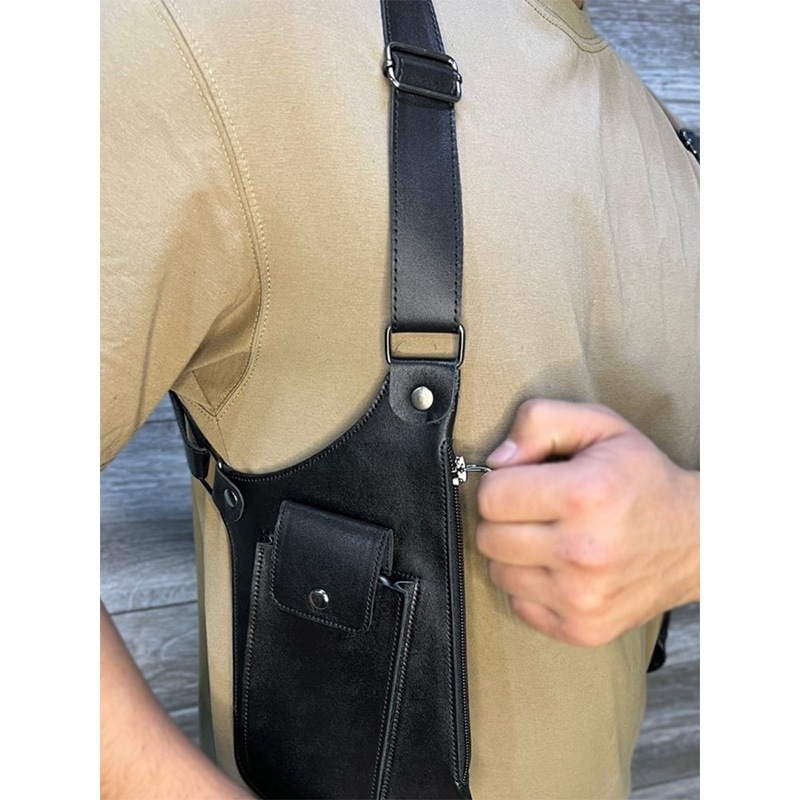 Geantă pentru subraț medievală steampunk vintage, cu curea reglabilă, potrivită pentru Halloween cosplay, portofel și geantă pentru telefon