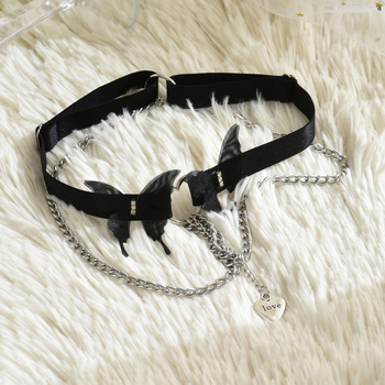 Αλυσίδα ποδιού με πεταλούδα σε πλέγμα, κοσμήματα ενηλίκων, καλοκαίρι 2024