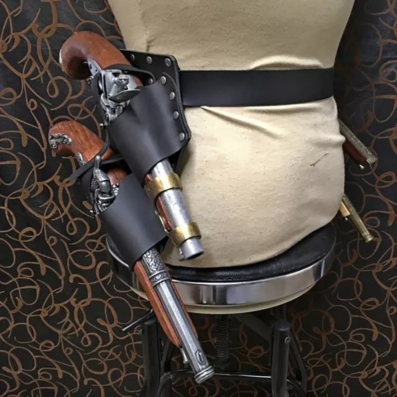 Ζώνη θήκης πιστόλιου για κοσπλέι πειρατικό - Ευρωπαϊκό Μεσαιωνικό Θέμα (Άμεσα διαθέσιμο, Ενήλικες, Άνοιξη 2023)