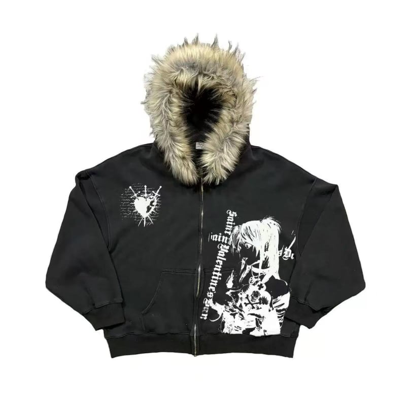 Ženska denimska košulja s kapuljom, slobodan kroj, dugi rukavi, prednji zatvarač, pamuk-poliester smjesa