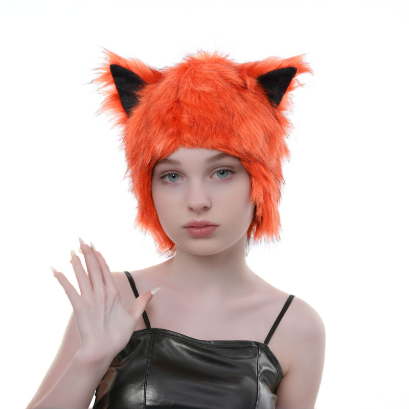 Καπέλο αλεπού Halloween με θέμα παιχνιδιού, άνοιξη 2025, σε απόθεμα