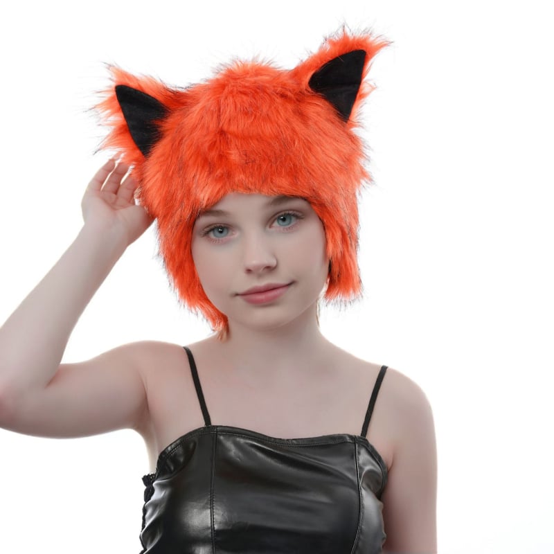 Καπέλο αλεπού Halloween με θέμα παιχνιδιού, άνοιξη 2025, σε απόθεμα