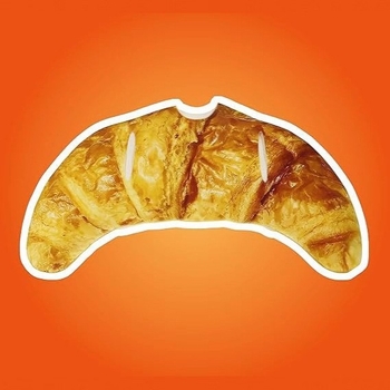 Унисекс костюм за Хелоуин под формата на кроасан за възрастни, на склад, пролет 2025