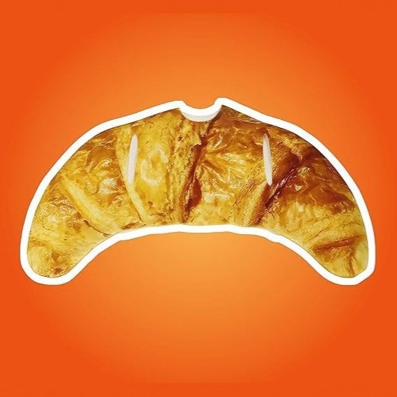 Унисекс костюм за Хелоуин под формата на кроасан за възрастни, на склад, пролет 2025