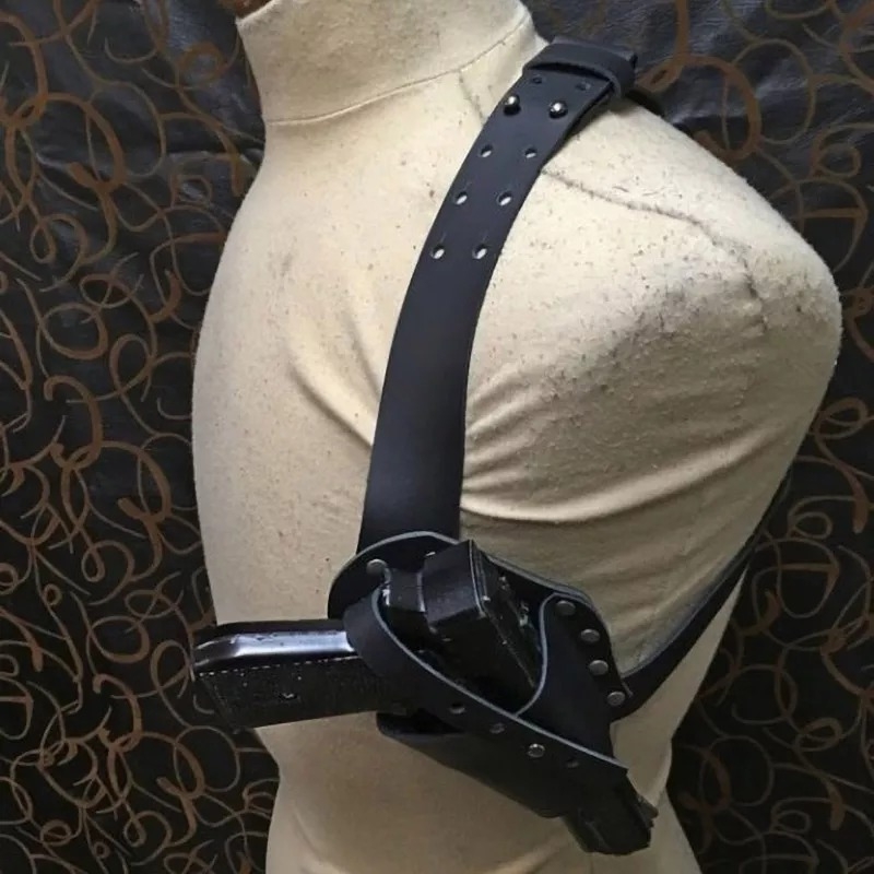 Μεσαιωνική θήκη πιστόλιου ώμου για cosplay – πανκ στυλ, ενήλικες, άνοιξη 2023